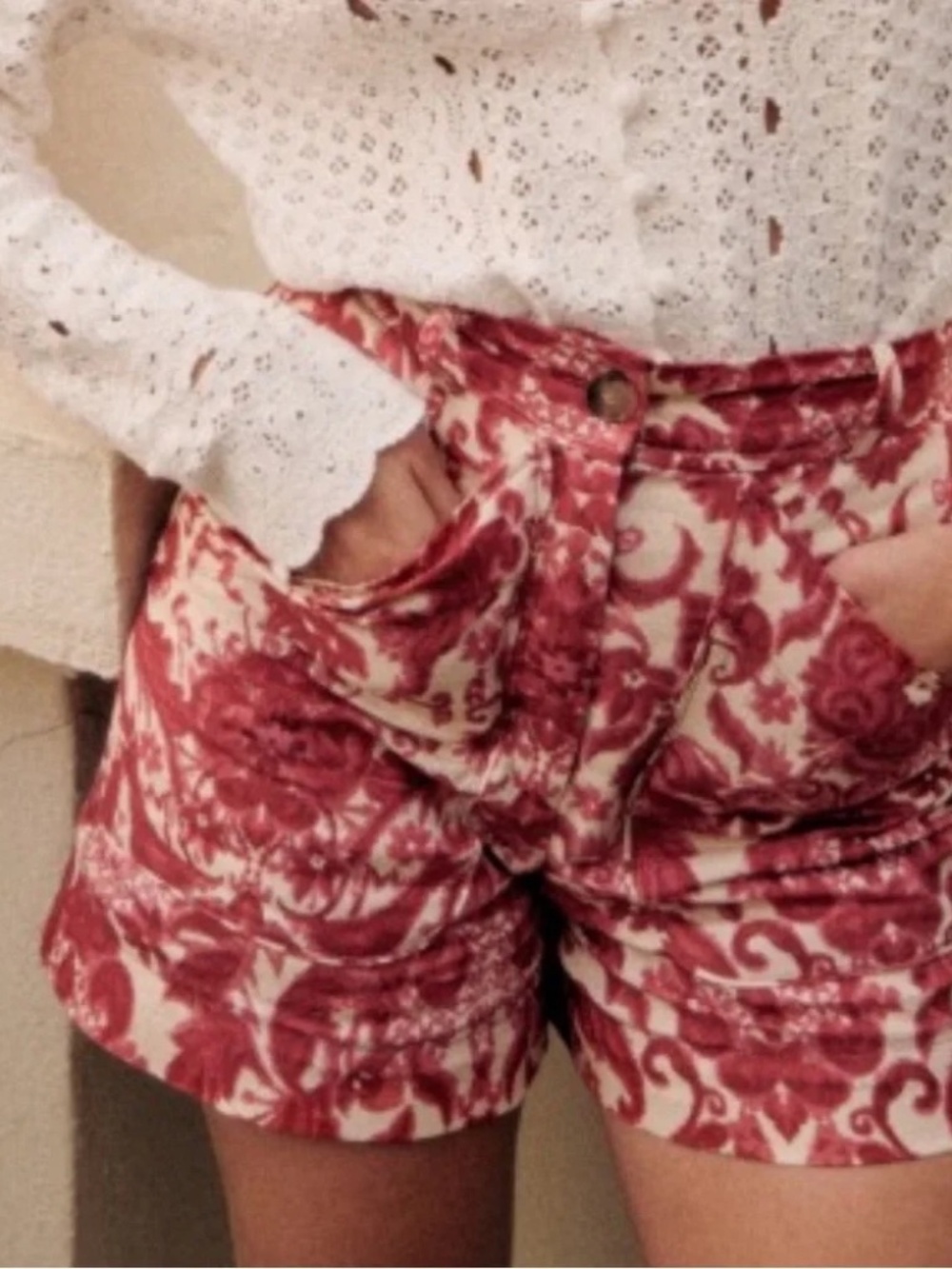 Sézane Alberello Shorts in Magda Print